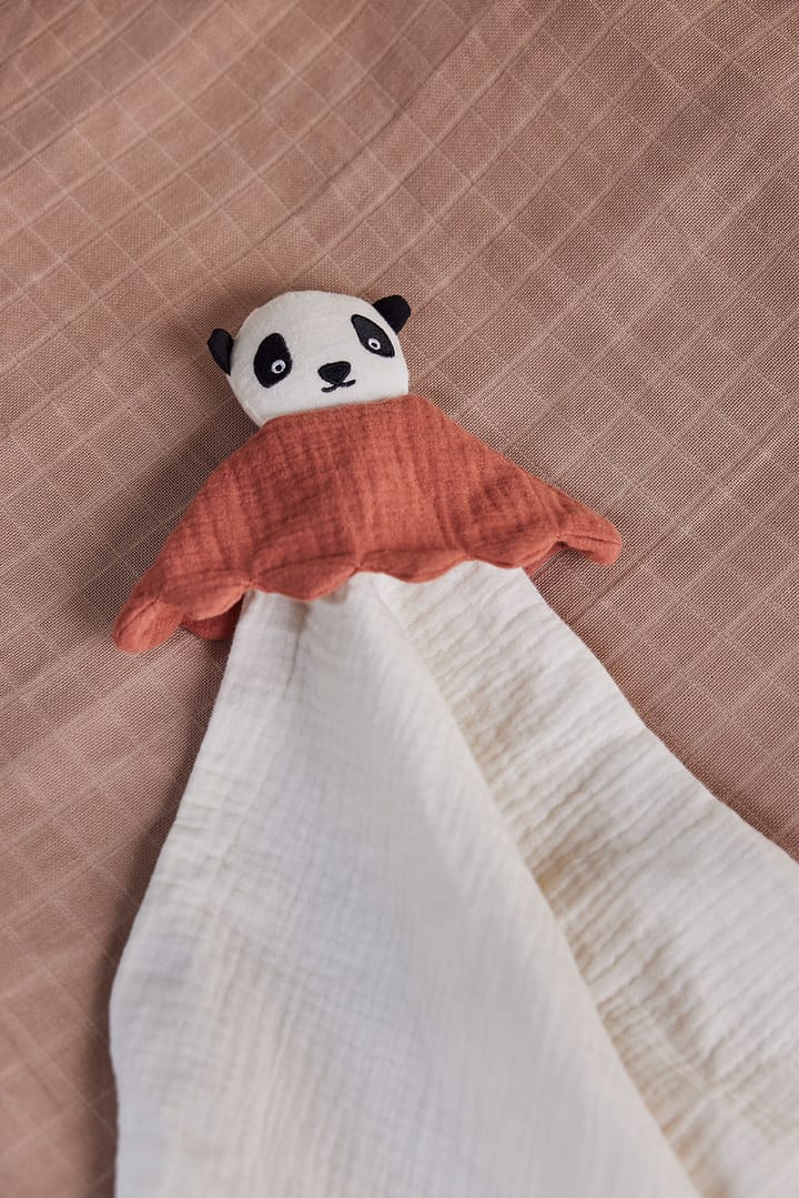 Lun Lun Panda snuttefilt 40x40 cm - Offwhite - OYOY