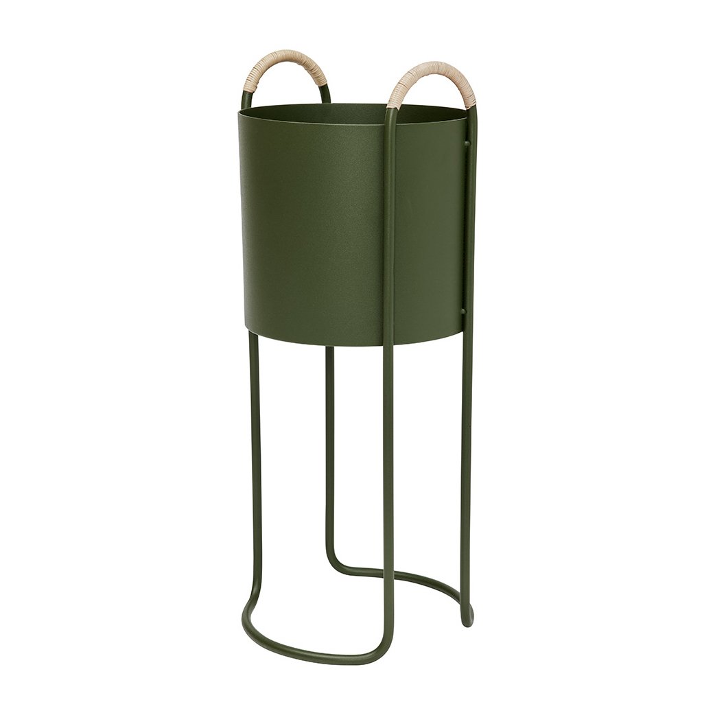 OYOY Maki blomlåda 22 cm Olive | Skandinavisk Design | Krukor | Grön
