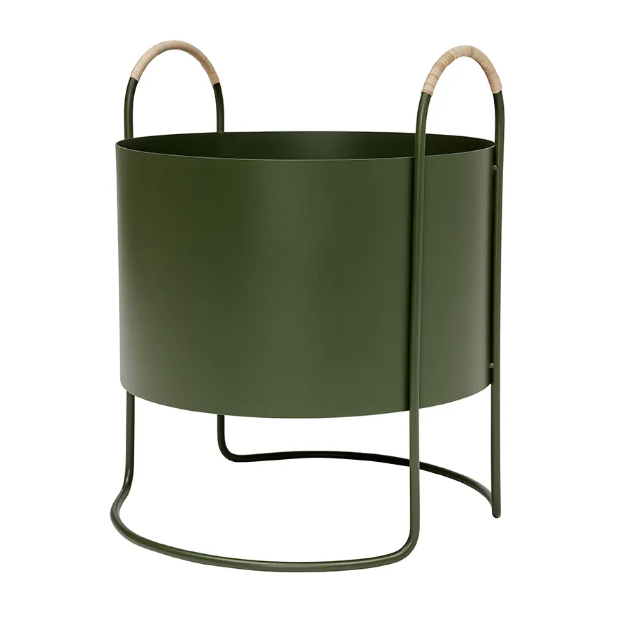 OYOY Maki blomlåda Ø40 cm Olive