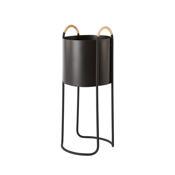 OYOY Maki blomsterlåda hög 55 cm Svart | Skandinavisk Design | Krukor | Svart