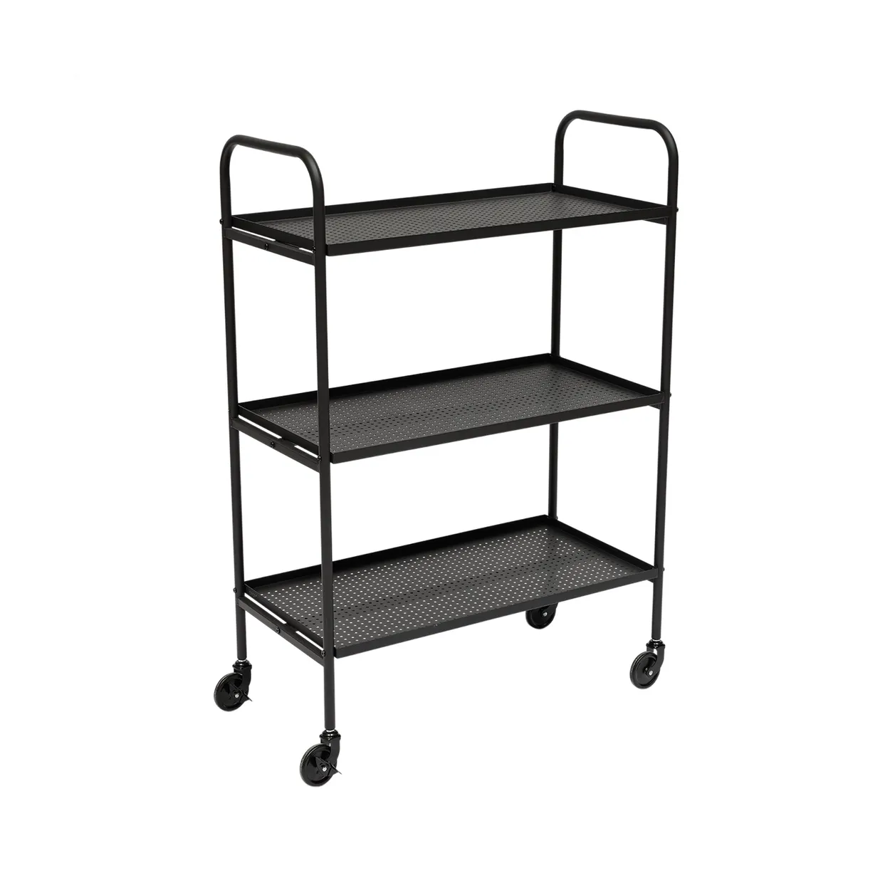 OYOY Maki trolley serveringsvagn large Black | Skandinavisk Design | Serveringsvagnar & Rullvagnar | Svart