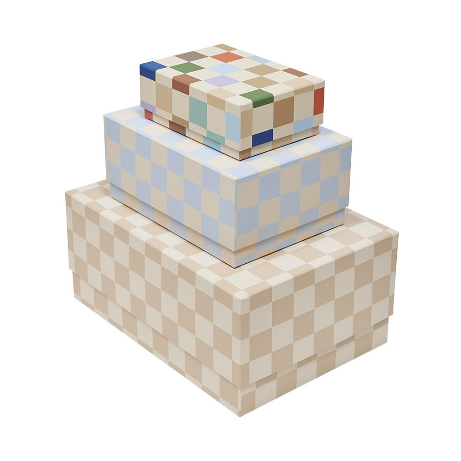 OYOY Mana förvaringsboxar 3 delar Multi | Skandinavisk Design | Boxar & Askar | Multi