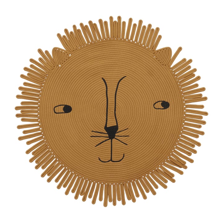 Mara Lion barnmatta - Ø98 cm - OYOY