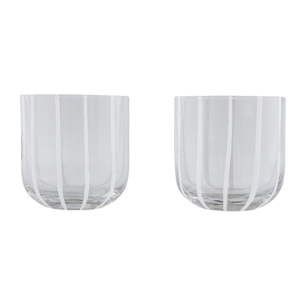 OYOY Mizu dricksglas 2-pack Clear | Skandinavisk Design | Dricksglas | Transparent