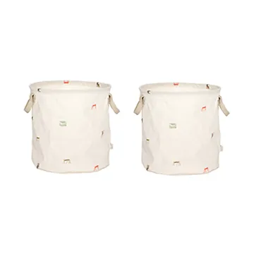 Moira förvaringskorg medium Ø32x32 cm 2 delar - Multi - OYOY