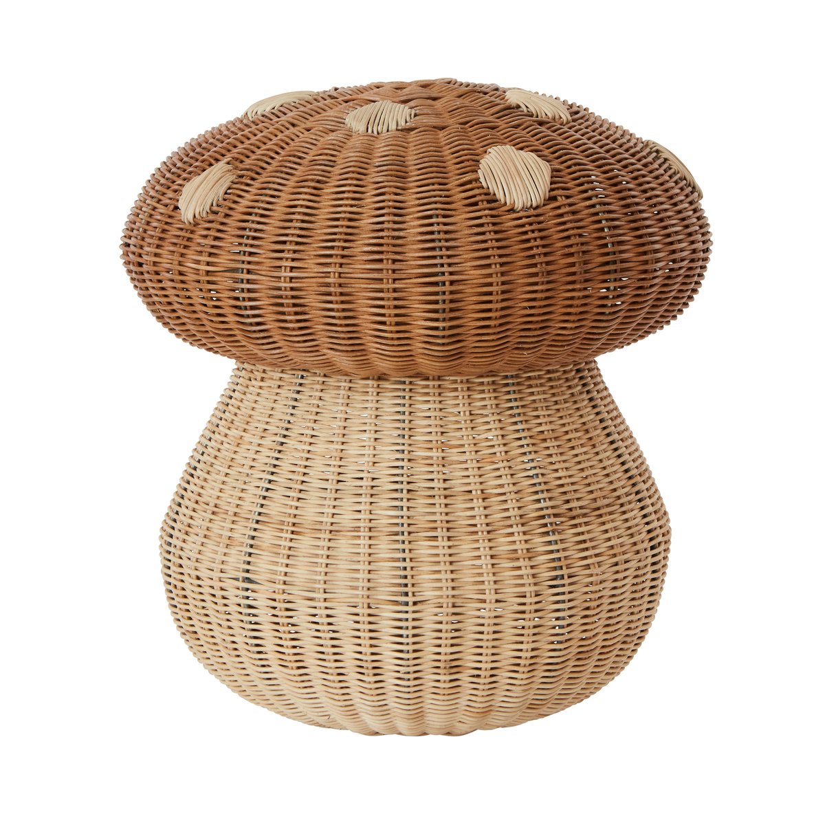 OYOY Mushroom korg Nature | Skandinavisk Design | Förvaringskorgar | Brun