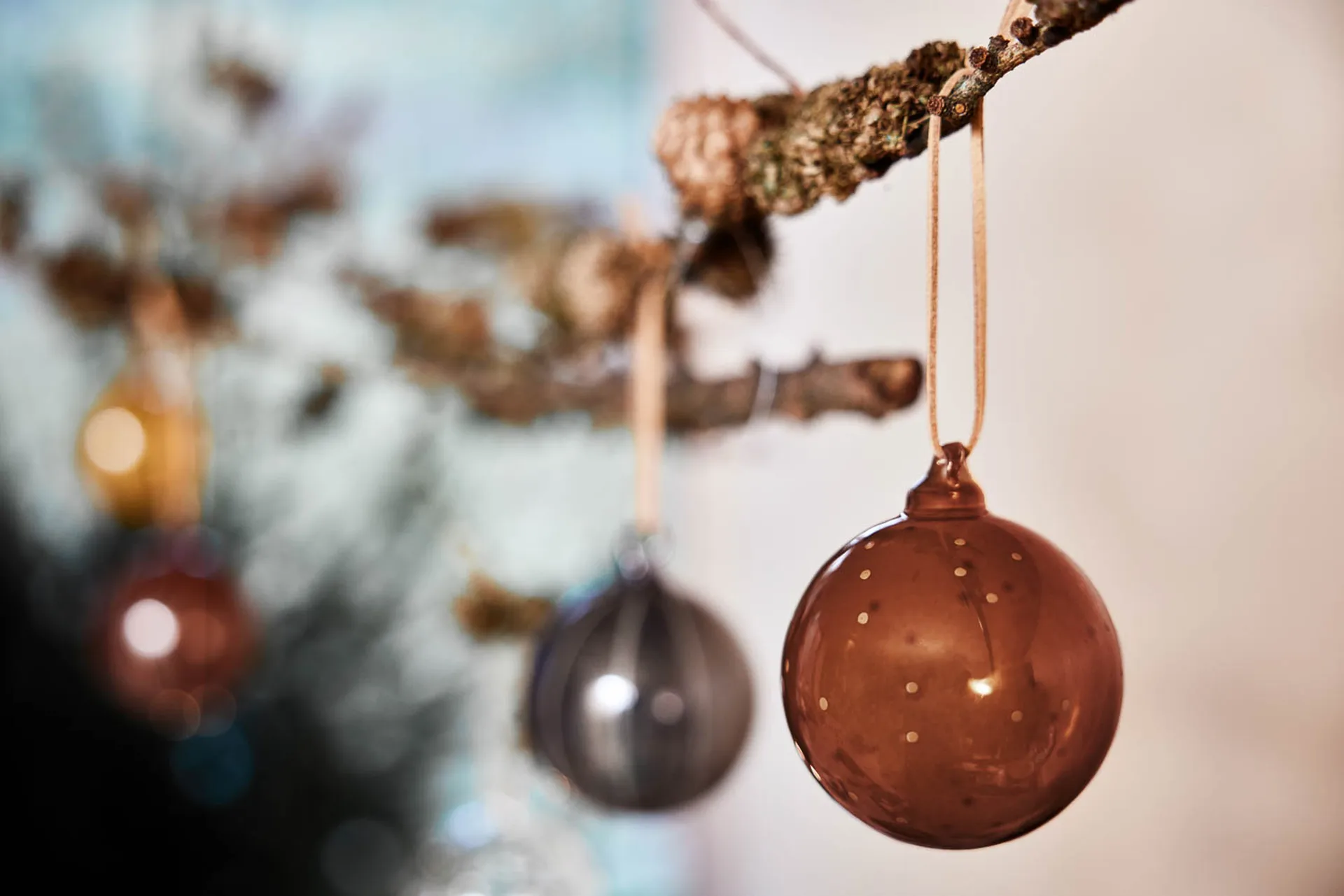 Natale julgranskula Ø7 cm, Nutmeg OYOY