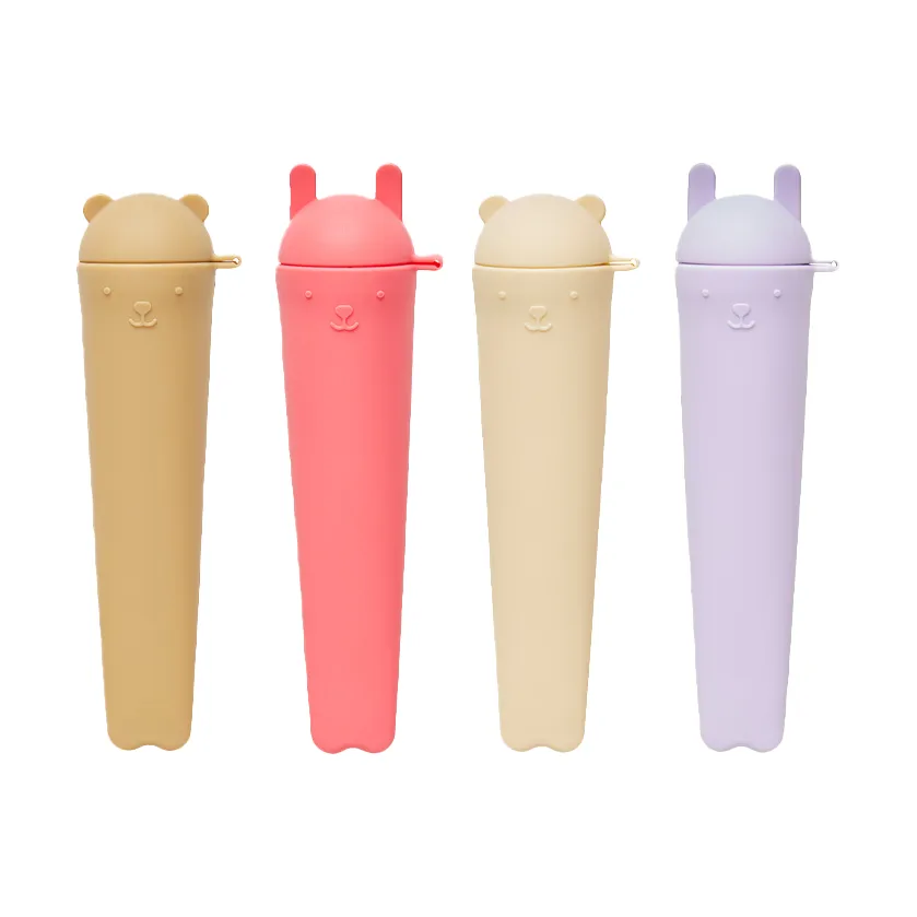 OYOY Ninka & Teddy ice pops 4-pack Lavender-vanilla-cherry red-rubber