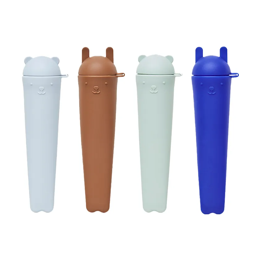 Ninka & Teddy ice pops 4-pack, Optic blue-pale green-pale blue-caramel OYOY