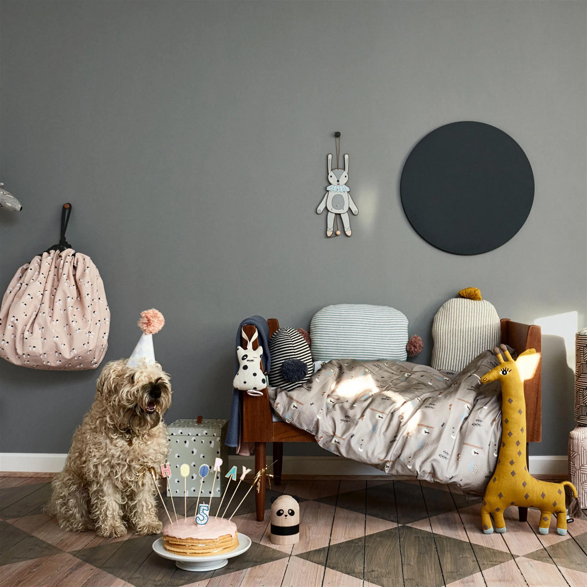 Noah the giraff gosedjur, gul OYOY