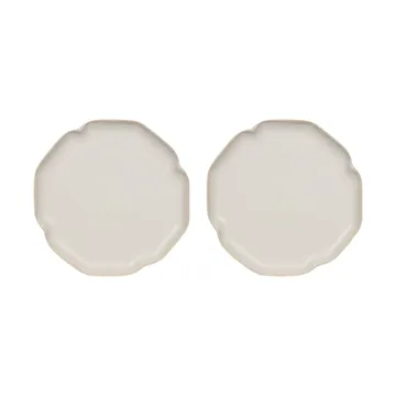 Nori desserttallrik 13x15 cm 2-pack - Mellow - OYOY