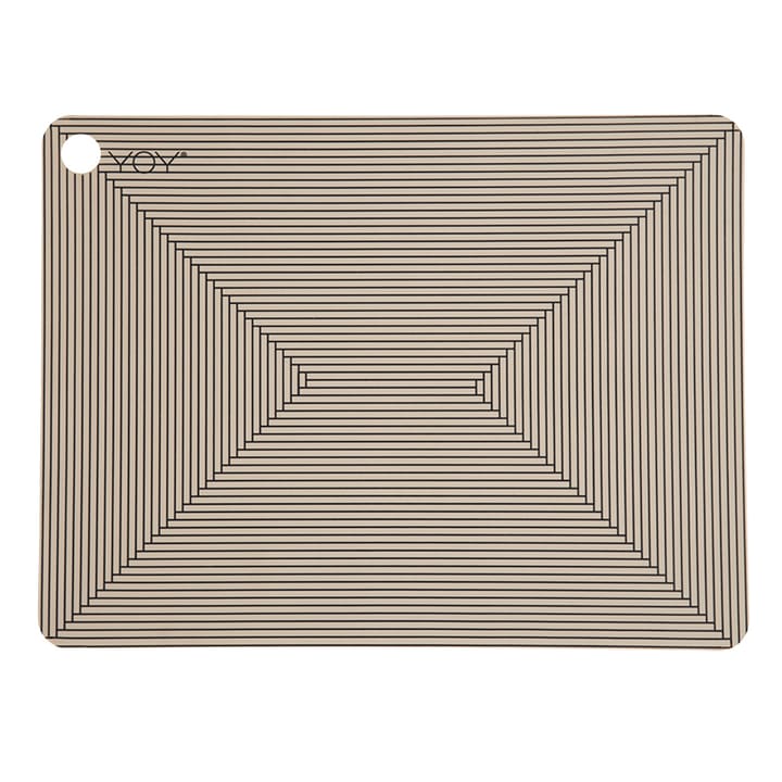 OYOY bordstablett med print 2-pack, Clay OYOY