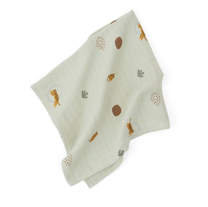 OYOY Mini Muslin Square handduk/filt 3-pack, Tiger OYOY