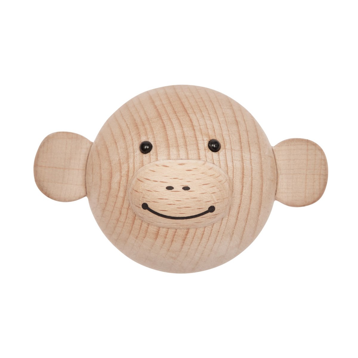 OYOY Mini väggkrok Apa | Skandinavisk Design | Barnrumsinredning | Beige