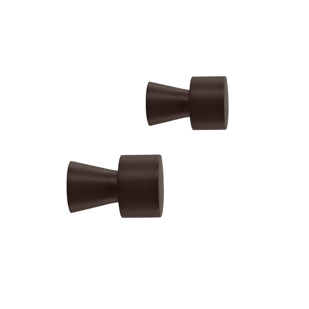 OYOY Pin krok 2-pack Brun | Skandinavisk Design | Krokar & Hängare | Brun