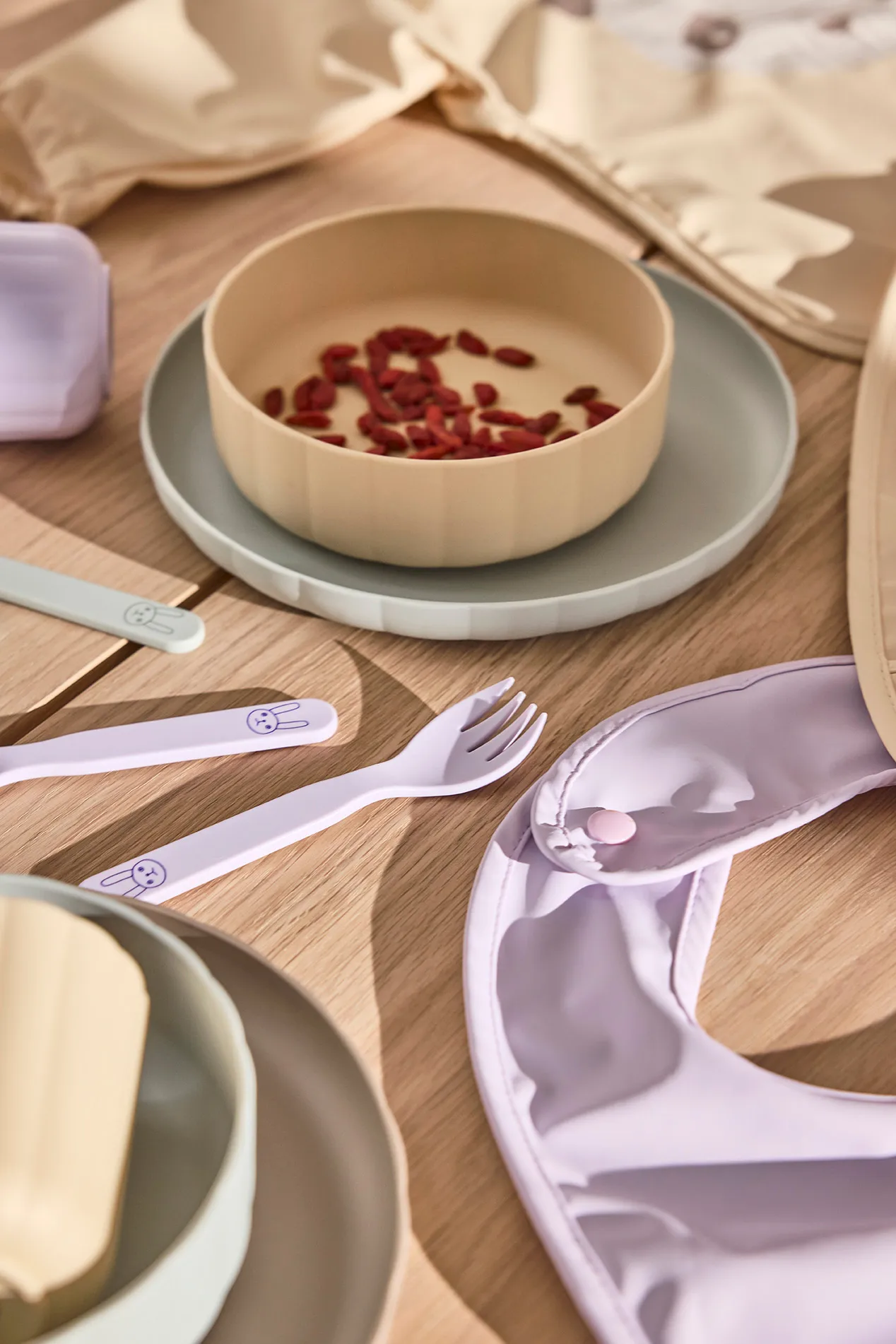 Pullo barnbestickset, Lavender OYOY