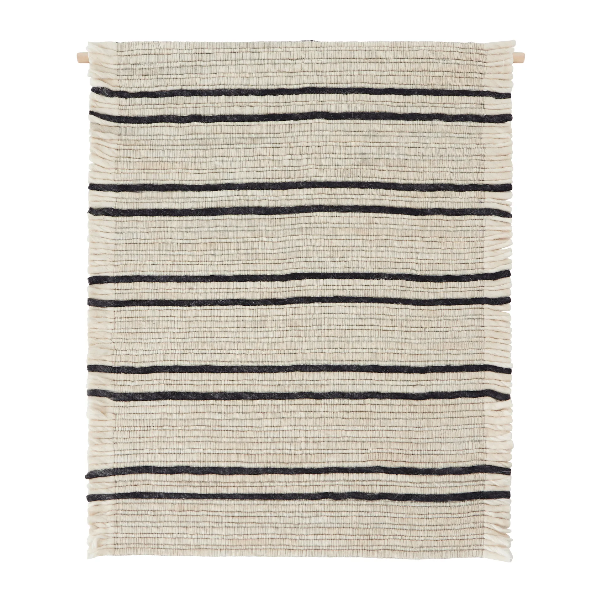 Putki väggdekoration 80x100 cm, Offwhite-black OYOY