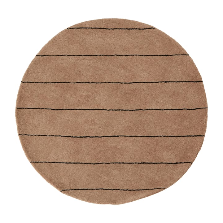Striped rund matta Ø120 cm - Choko - OYOY