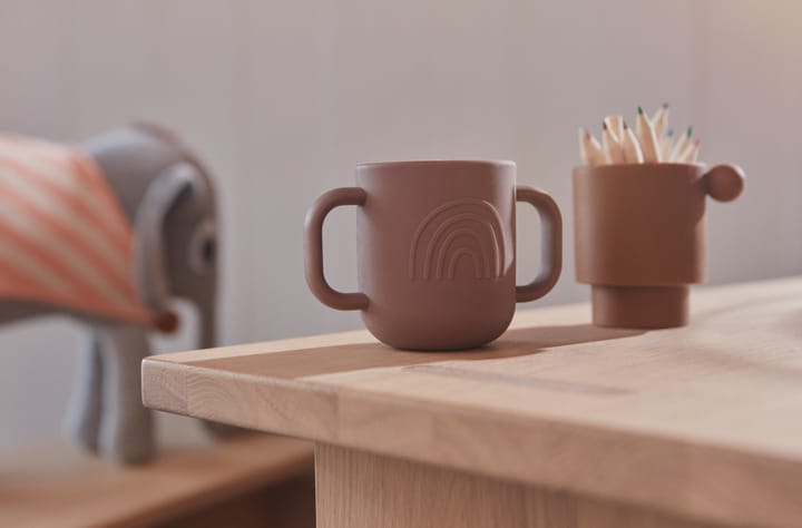 Tiny Inka kopp 2-pack, Caramel-rose OYOY