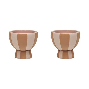 Toppu äggkopp 2-pack - Caramel-rose - OYOY