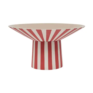 Toppu centerpiece hög Ø30x17 cm - Red-peach - OYOY