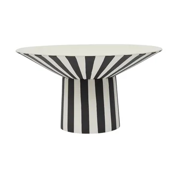 Toppu centerpiece hög Ø30x17 cm - White-black - OYOY