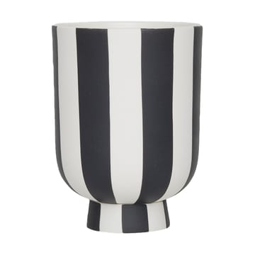 Toppu kruka �Ø8 cm - Black-white - OYOY