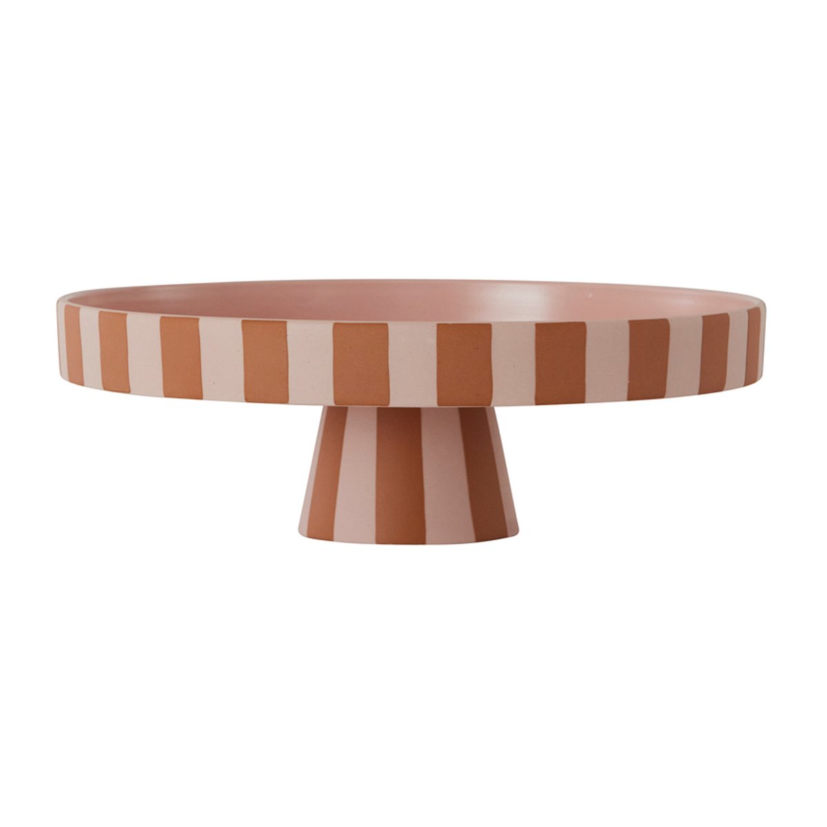 OYOY Toppu serveringsfat stor 27 cm Caramel-rose | Skandinavisk Design | Serveringsfat & Uppläggningsfat | Orange