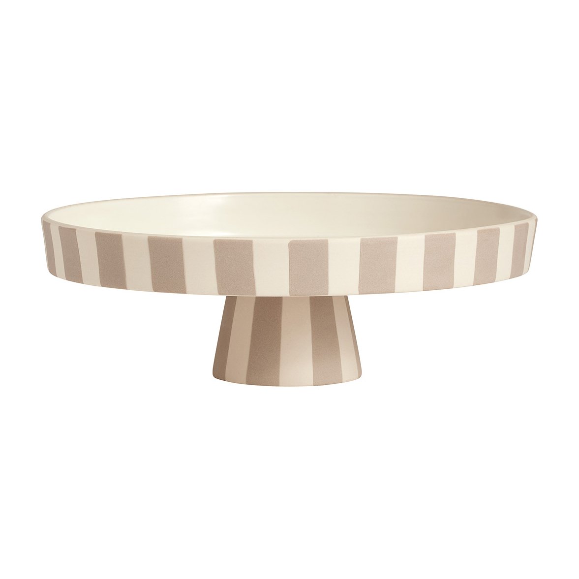 OYOY Toppu serveringsfat stor 27 cm Clay | Skandinavisk Design | Serveringsfat & Uppläggningsfat | Beige