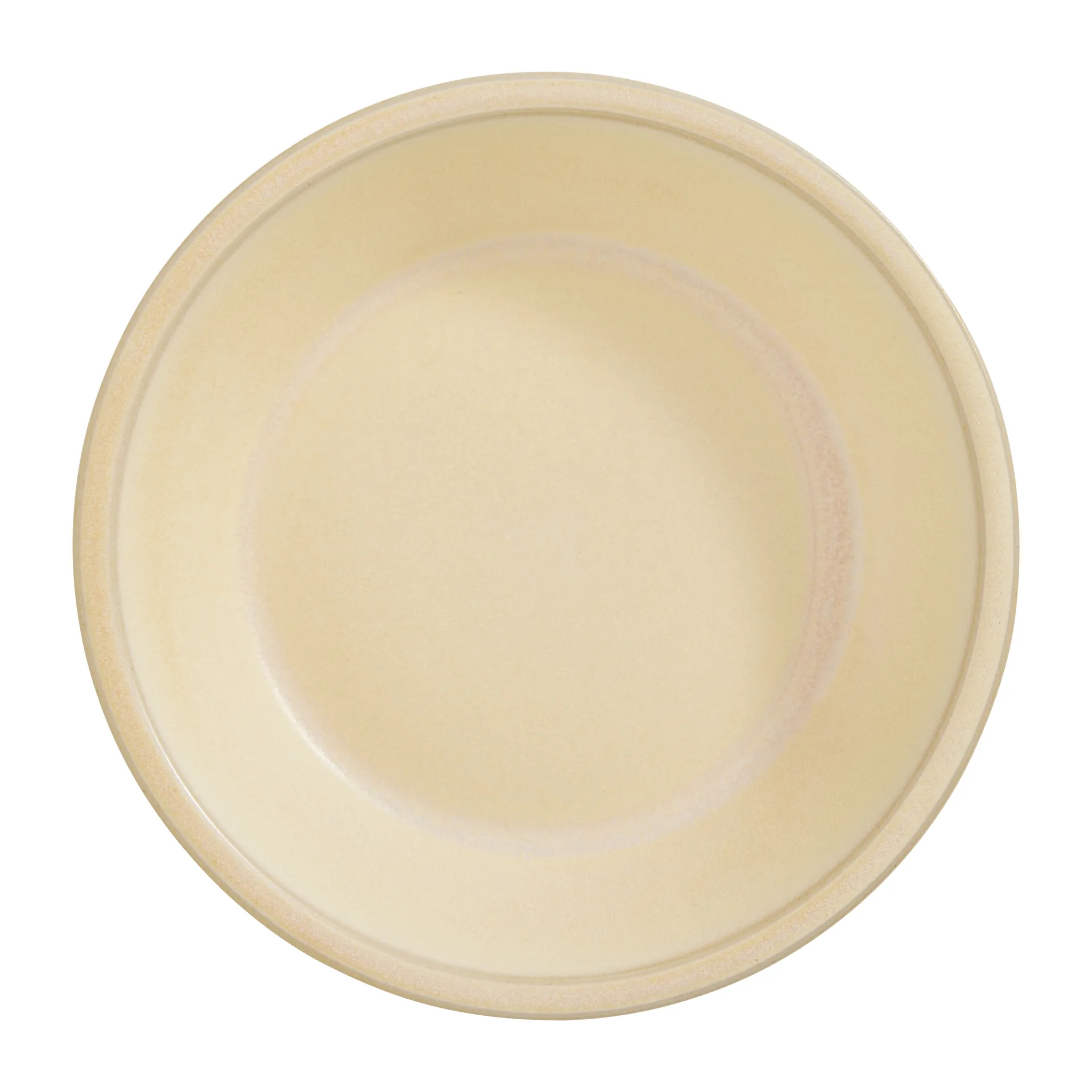 Yuka djup tallrik Ø19 cm 2-pack, Butter OYOY