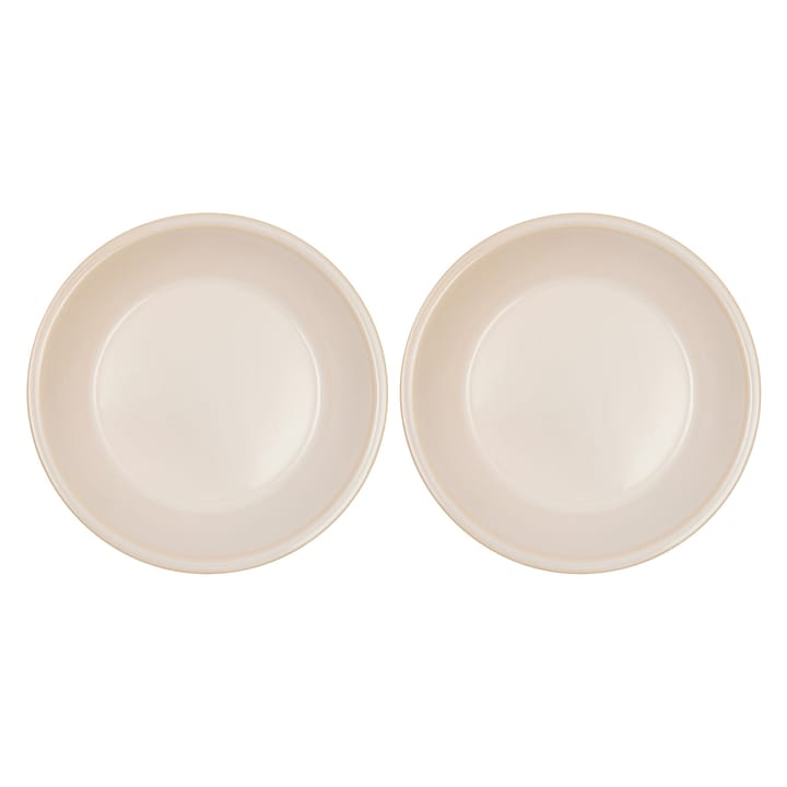 Yuka djup tallrik Ø19 cm 2-pack - Offwhite - OYOY