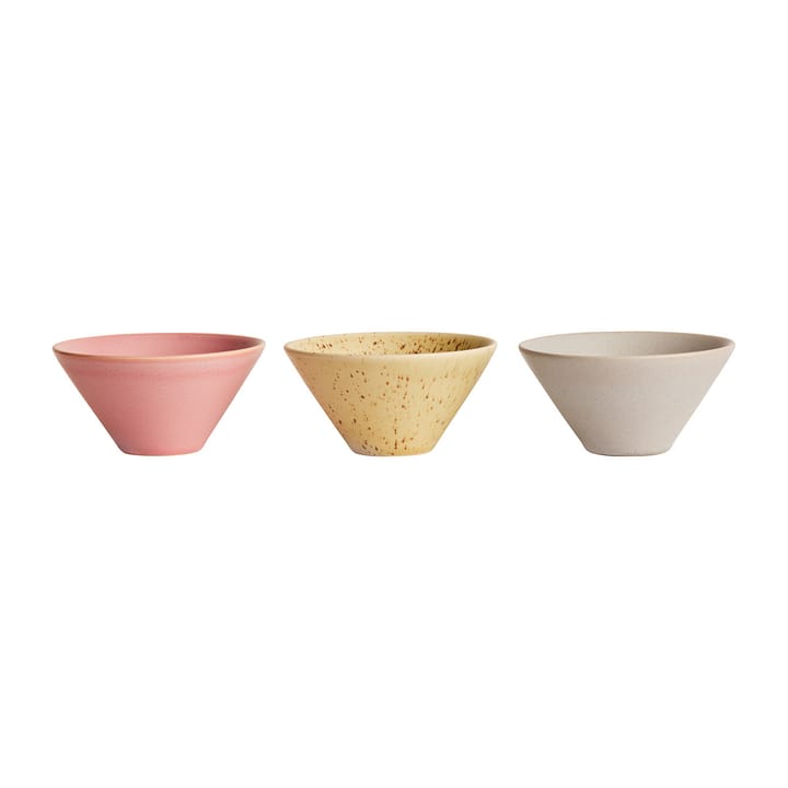 Yuka serveringsskål Ø11 cm 3-pack - Multi - OYOY