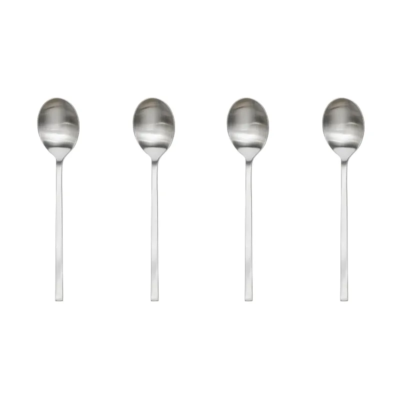 Yuka tesked 4-pack, Brushed Steel OYOY