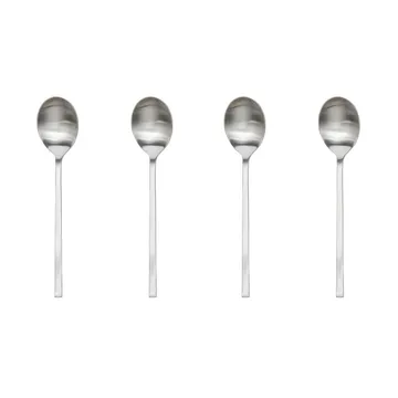 Yuka tesked 4-pack - Brushed Steel - OYOY