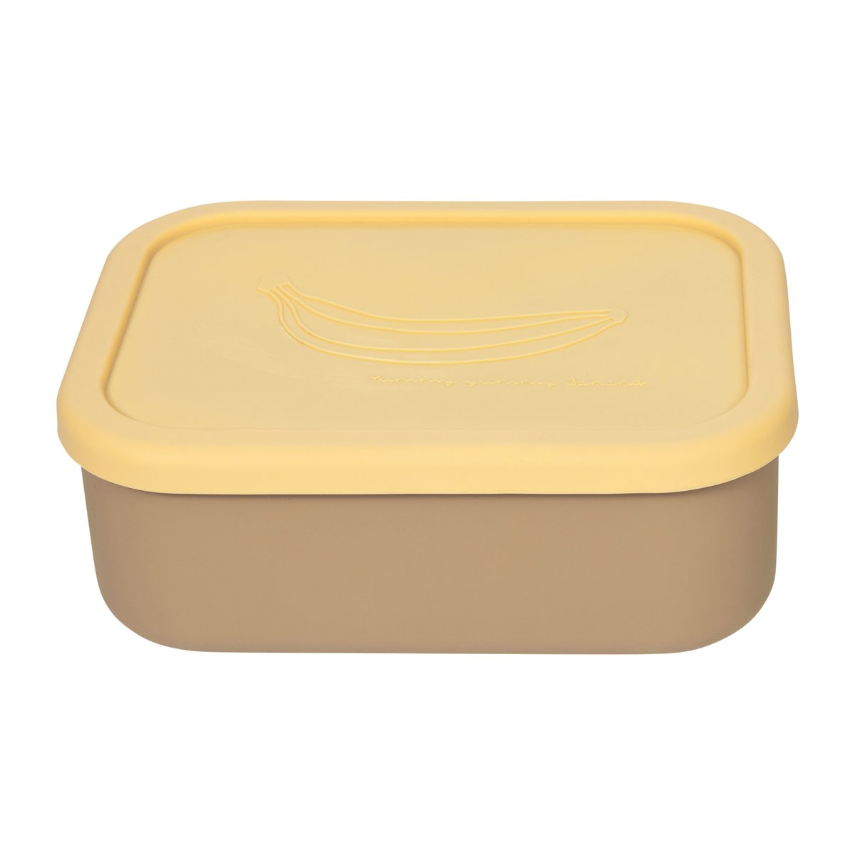 OYOY Yummy matlåda large Camel-Yellow | Skandinavisk Design | Matlådor | Brun
