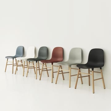 Form Chair stol ekben 2-pack - blå-ek - Normann Copenhagen