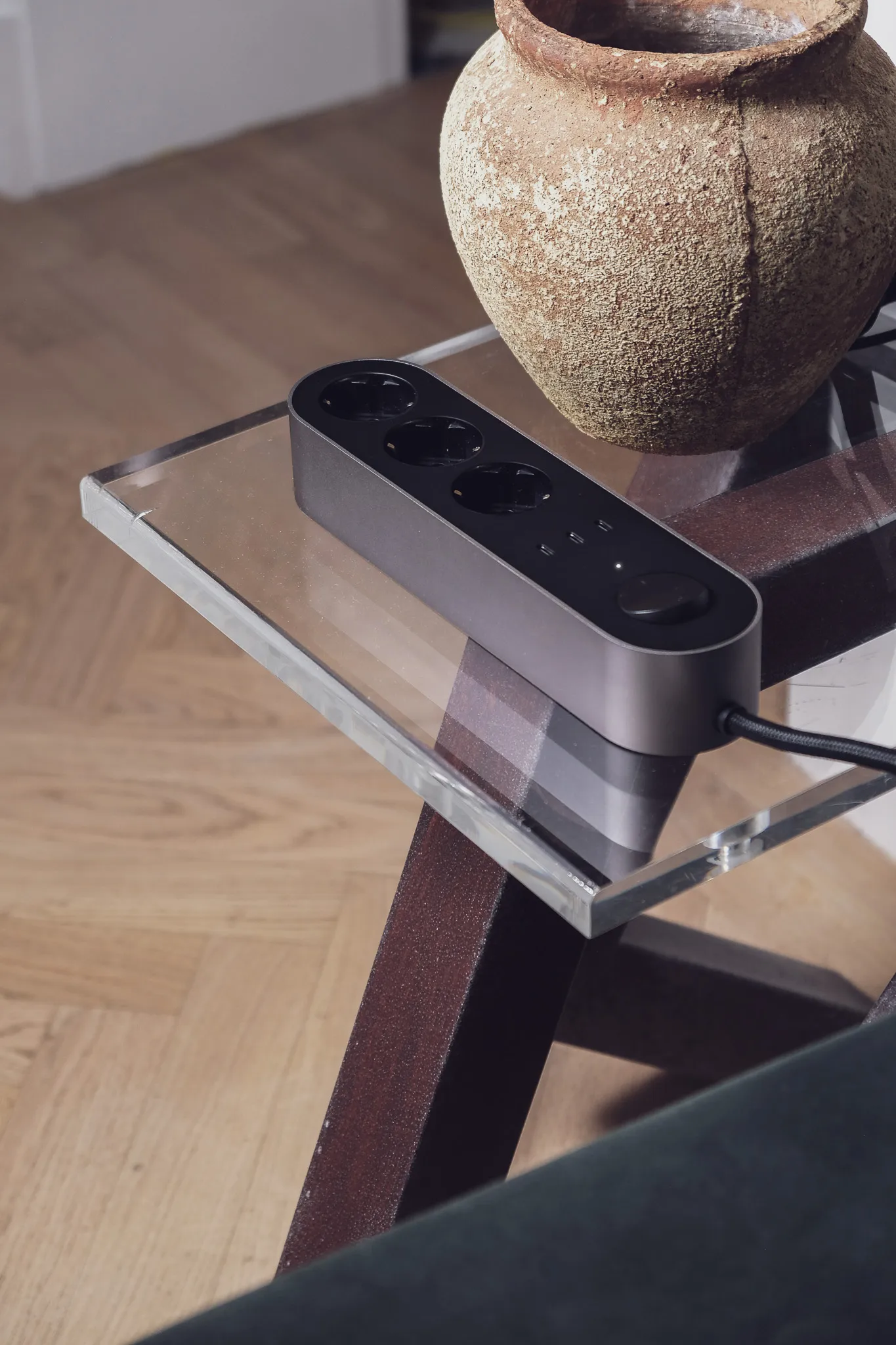 Edgar Power Bar grenuttag, Satin aluminium palett3