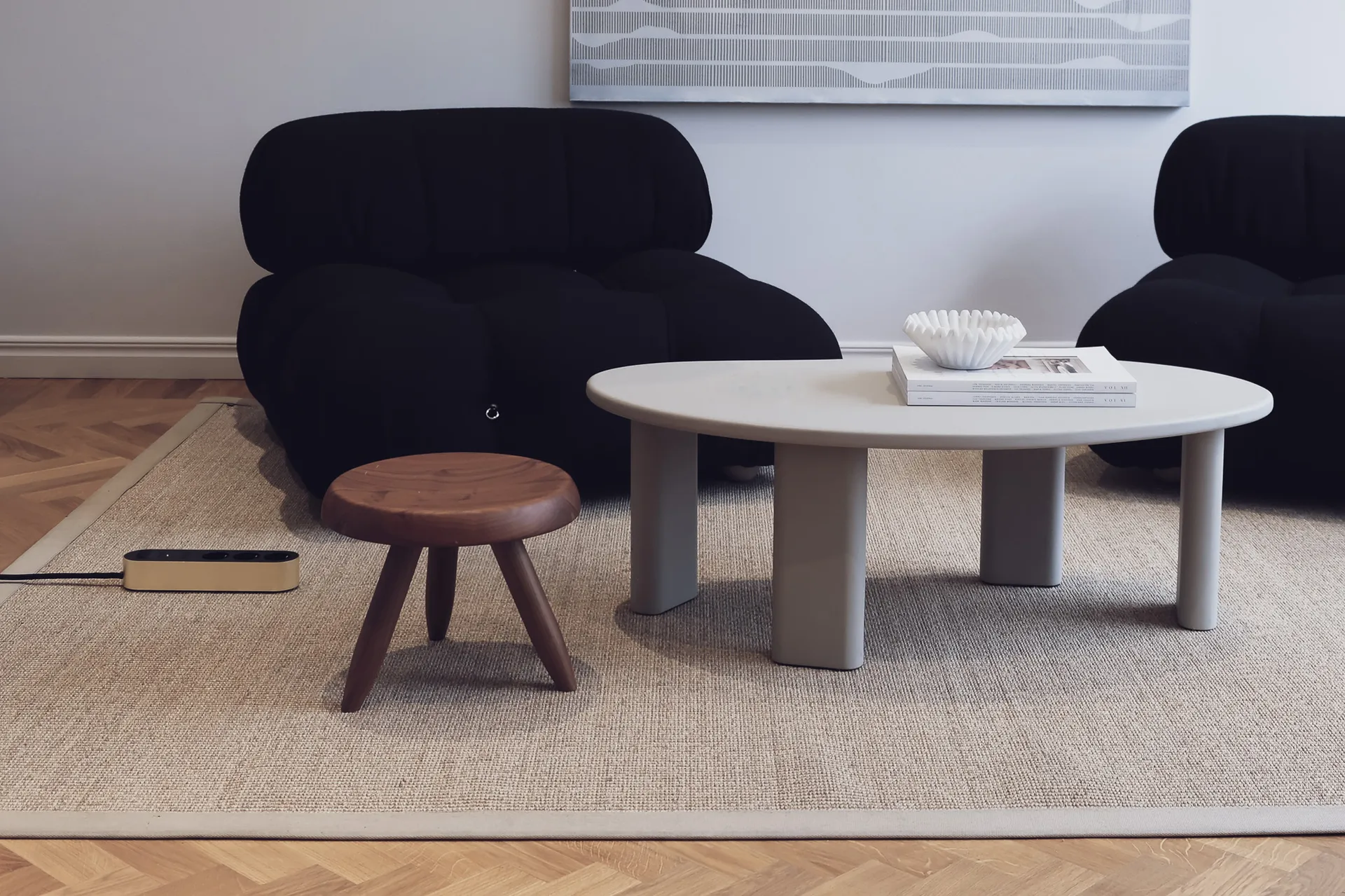 Edgar Power Bar grenuttag, Satin brass palett3