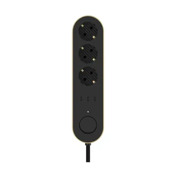 Edgar Power Bar grenuttag - Satin brass - Palette