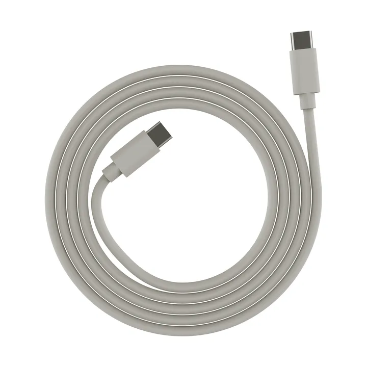 USB-C till USB-C kabel 240 w - Sandhamn beige, 2 m - Palette