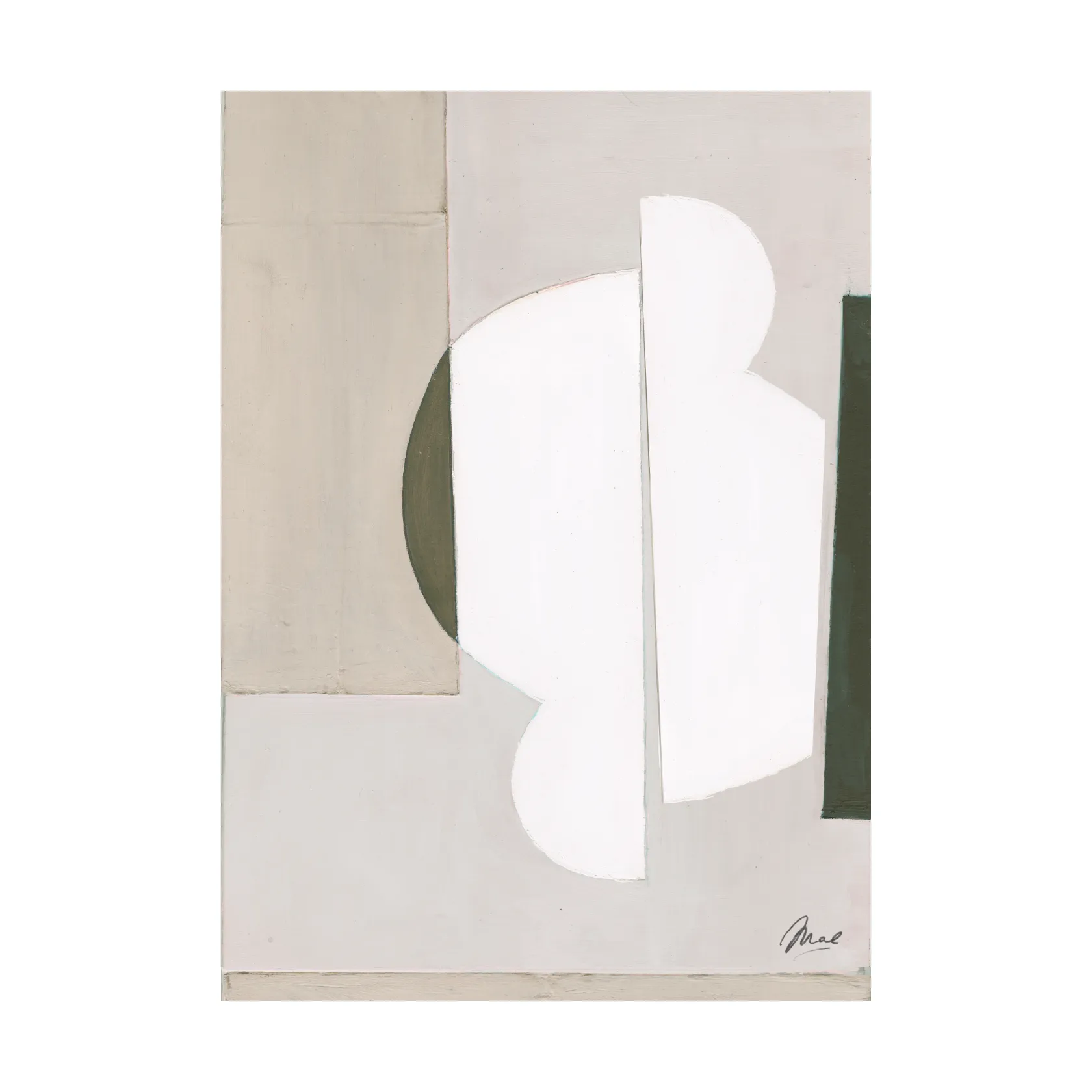 Aligned  poster, 50x70 cm Paper Collective