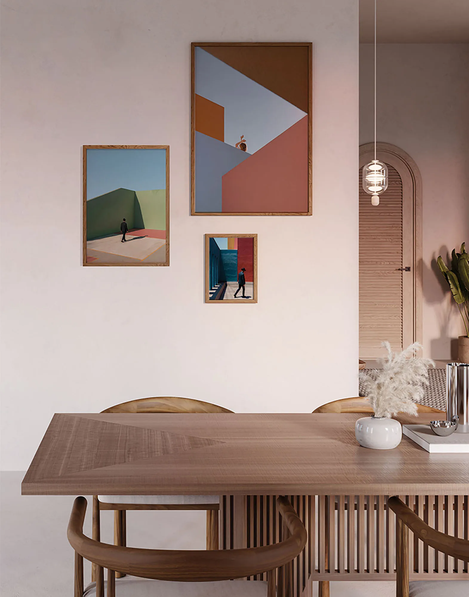 Angular Afternoon  poster, 50x70 cm Paper Collective