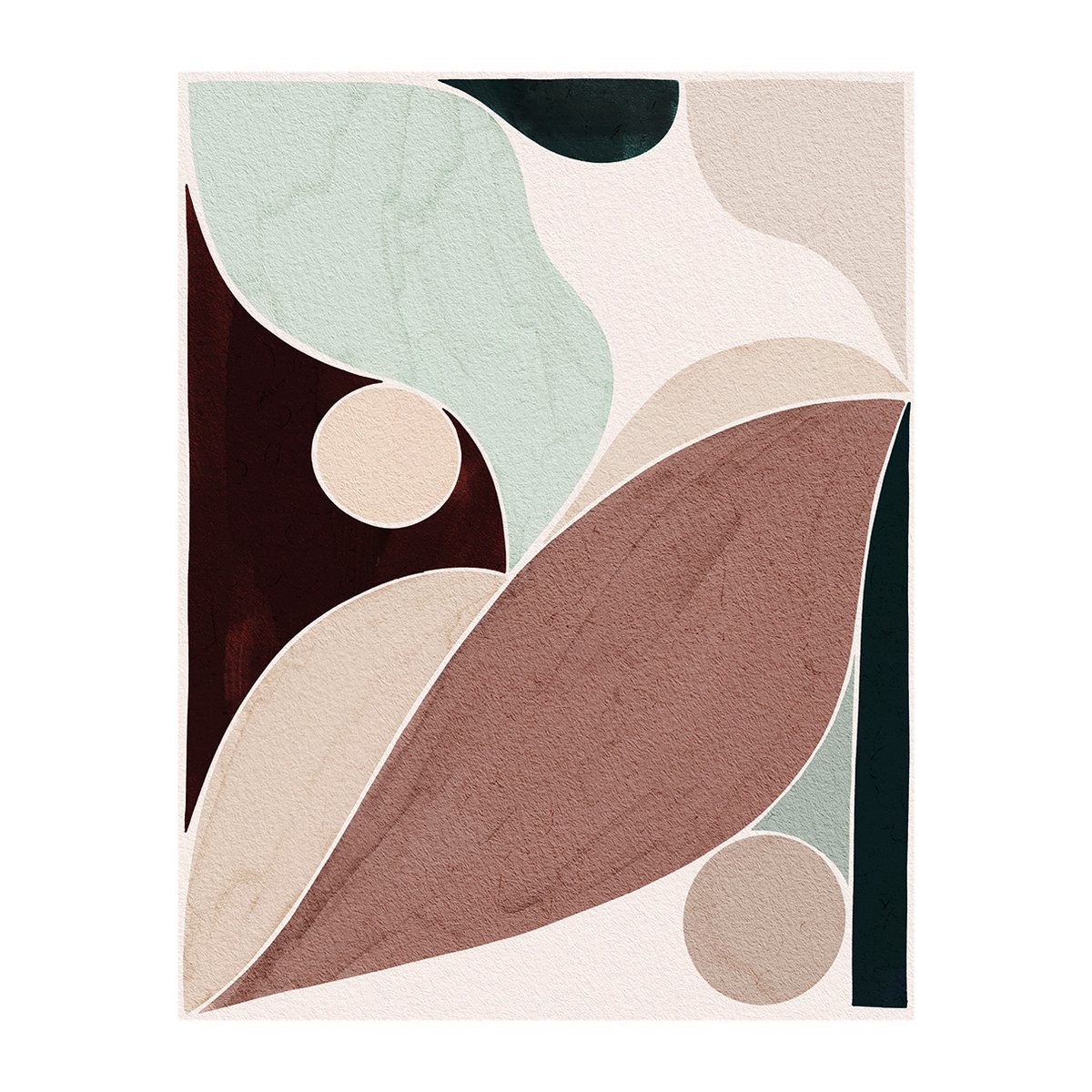 Paper Collective Autumn poster 50x70 cm | Skandinavisk Design | Posters | Brun