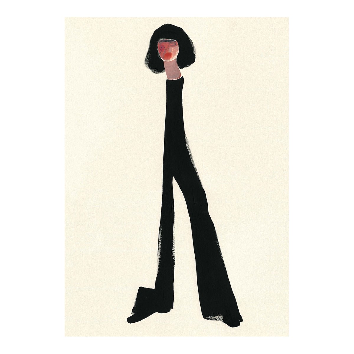 Paper Collective Black Pants poster 30x40 cm | Skandinavisk Design | Posters | Svart
