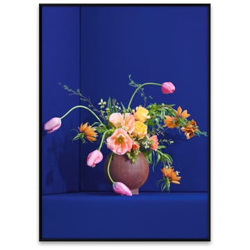 Blomst 01 Blue poster - 70x100 cm - Paper Collective