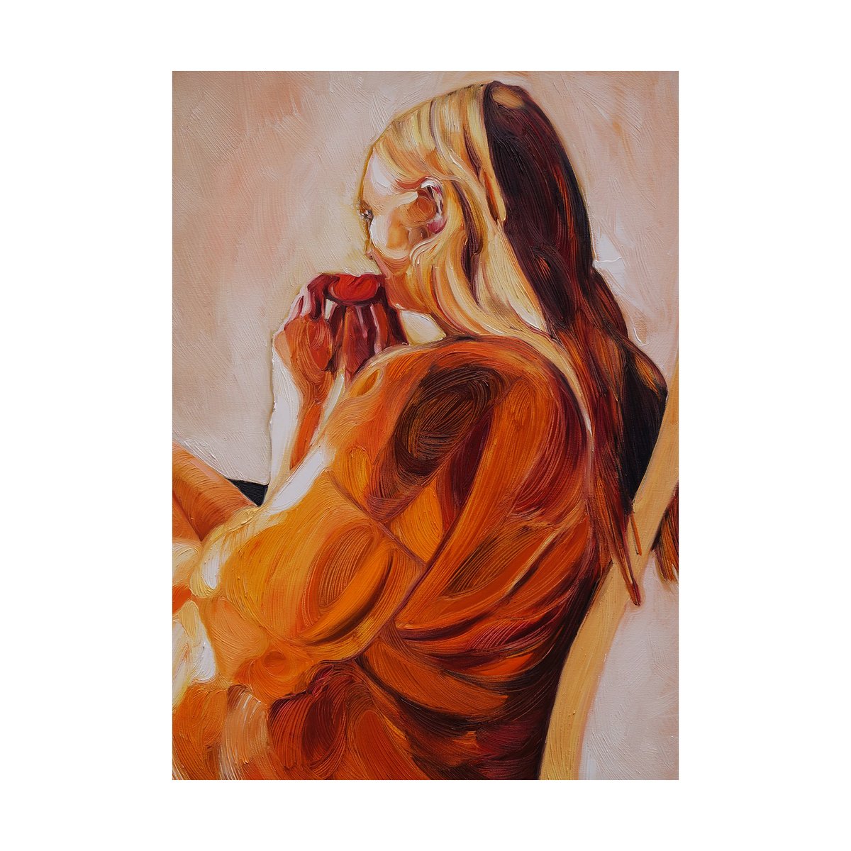 Paper Collective Blood Orange poster 30x40 cm | Skandinavisk Design | Posters | Orange