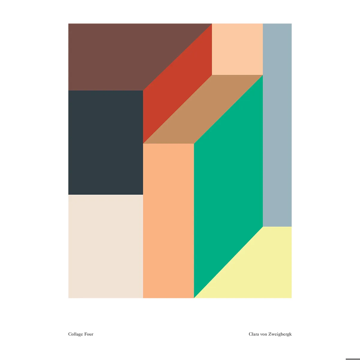 Paper Collective Collage Four poster 30x40 cm