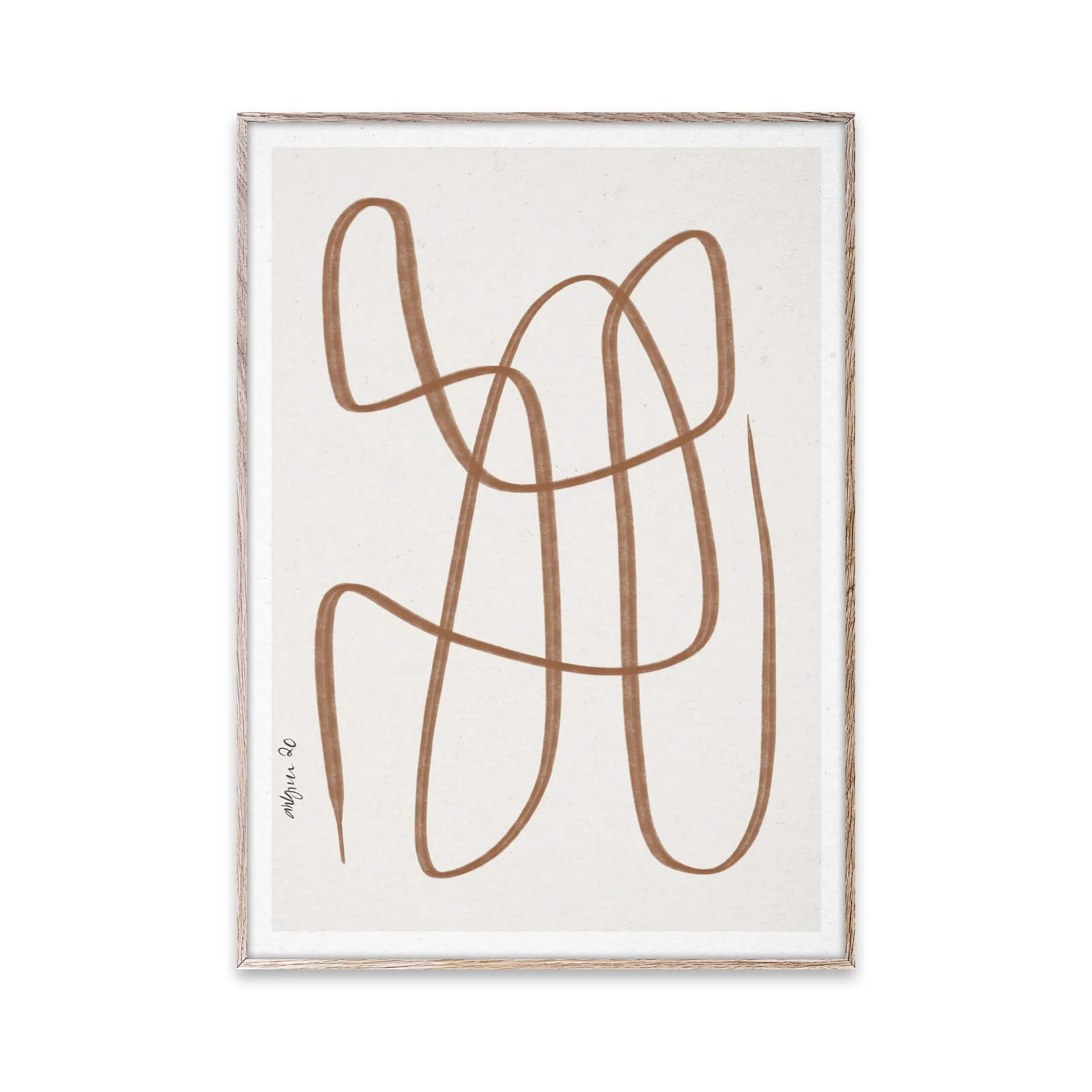 Different Ways poster brun, 30x40 cm Paper Collective