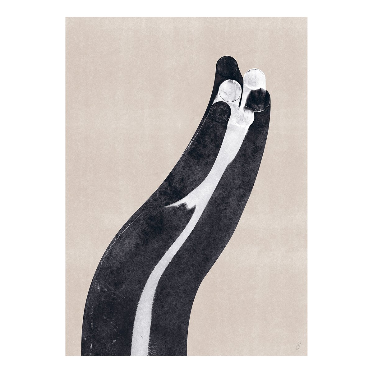 Paper Collective Drift 02 poster 30x40 cm | Skandinavisk Design | Posters | Beige