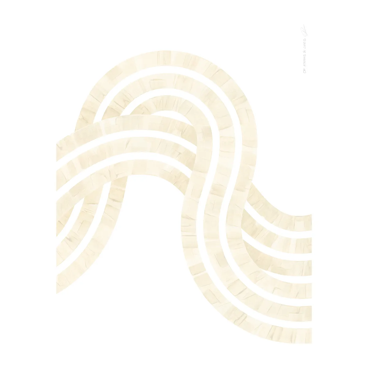 Paper Collective Entropy Sand 02 poster 50x70 cm